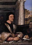 Sebastiano del Piombo Portrait of Ferry Carondelet with his Secretaries oil on canvas